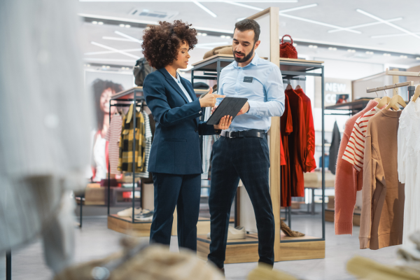 shop workers