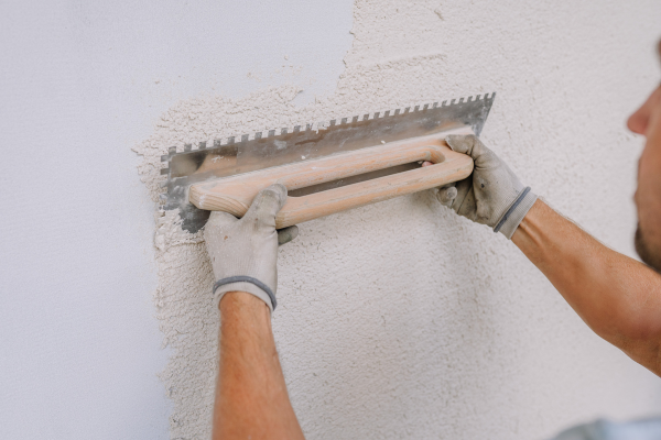 plastering