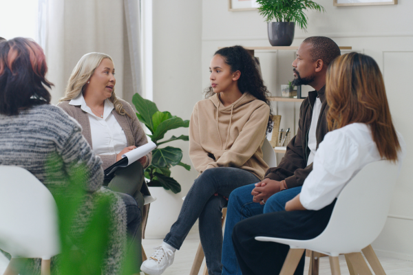 group mental health discussion