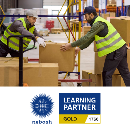 Workers manually handling boxes in a warehouse